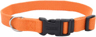 12-18"L x 3/4"W Coastal Pet New Earth Soy Adjustable Dog Collar Pumpkin Orange