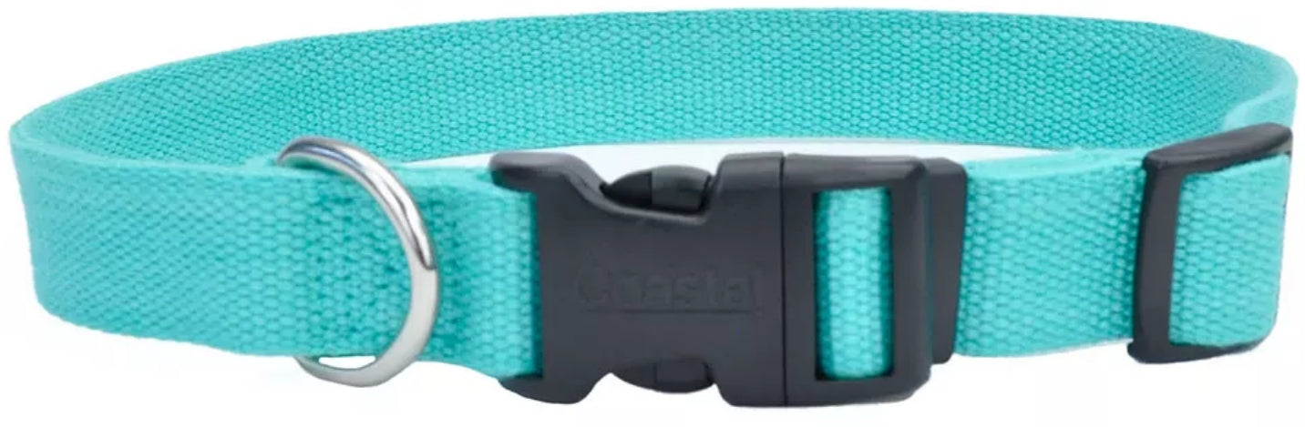 18-26"L x 1"W Coastal Pet New Earth Soy Adjustable Dog Collar Mint