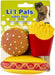 1 count Lil Pals Lil Pals Latex Hamburger, Fries, and Hotdog Dog Toys