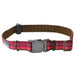 18-26"L x 1"W Coastal Pet K9 Explorer Reflective Adjustable Dog Collar Berry Red