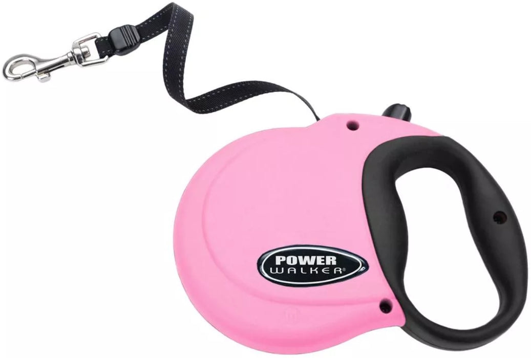 Small Coastal Pet Power Walker Retractable Dog Leash Pink