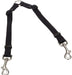 36"L x 3/4"W Coastal Pet Two Dog Adjustable Nylon Coupler Black