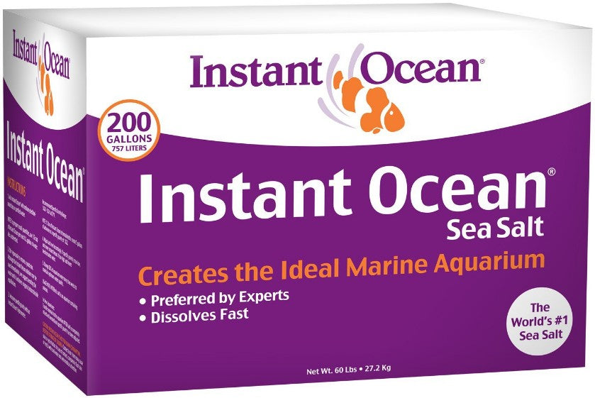 200 gallon Instant Ocean Sea Salt for Marine Aquariums