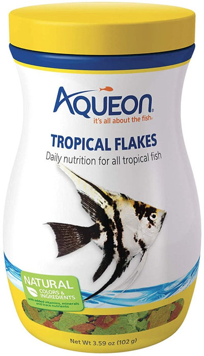 3.59 oz Aqueon Tropical Flakes Fish Food