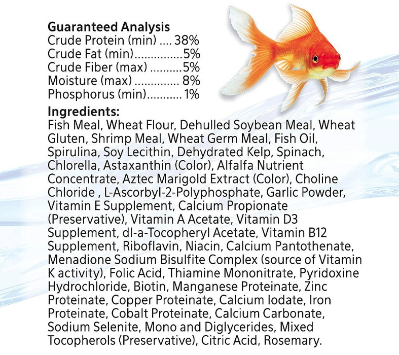 7.12 oz Aqueon Goldfish Flakes Daily Nutrition for All Goldfish and Other Pond Fish