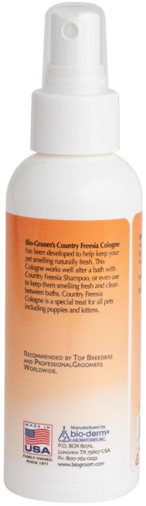 4 oz Bio Groom Country Freesia Dog Cologne