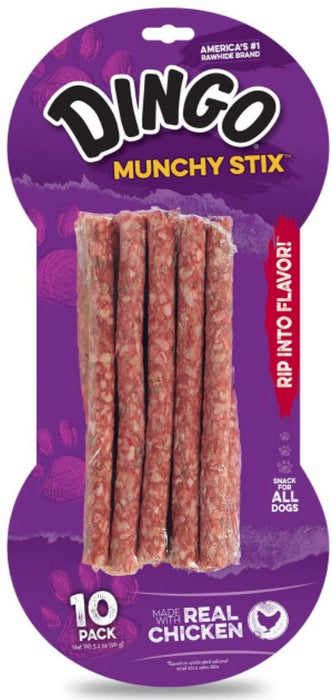 10 count Dingo Munchy Stix with Real Chicken