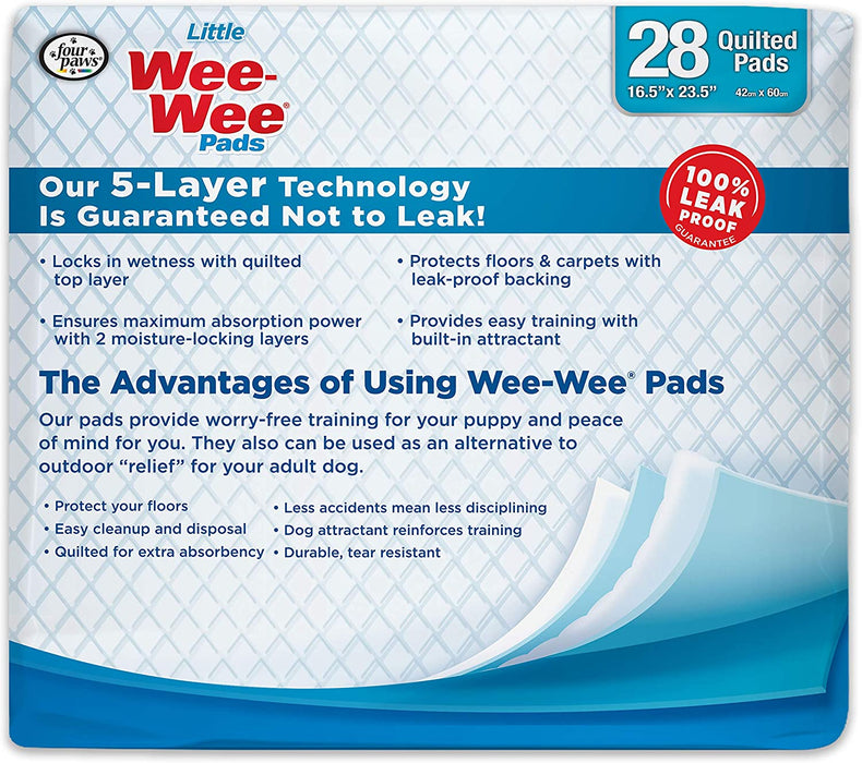 28 count Four Paws Little Wee Wee Pads