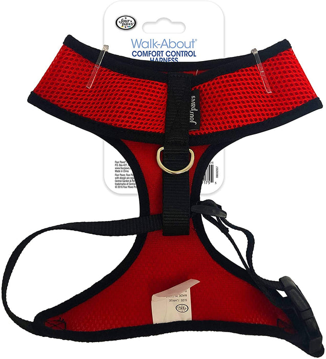 Large - 1 count Four Paws Comfort Control Harness Red