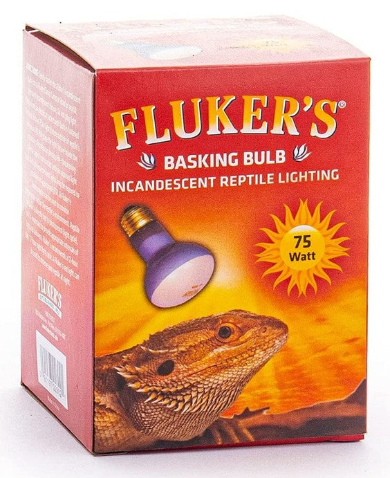 75 watt Flukers Basking Bulb Incandescent Reptile Light