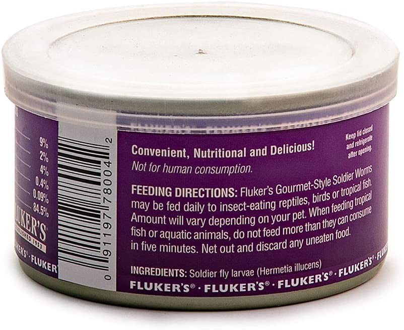 1.2 oz Flukers Gourmet Style Soldier Worms