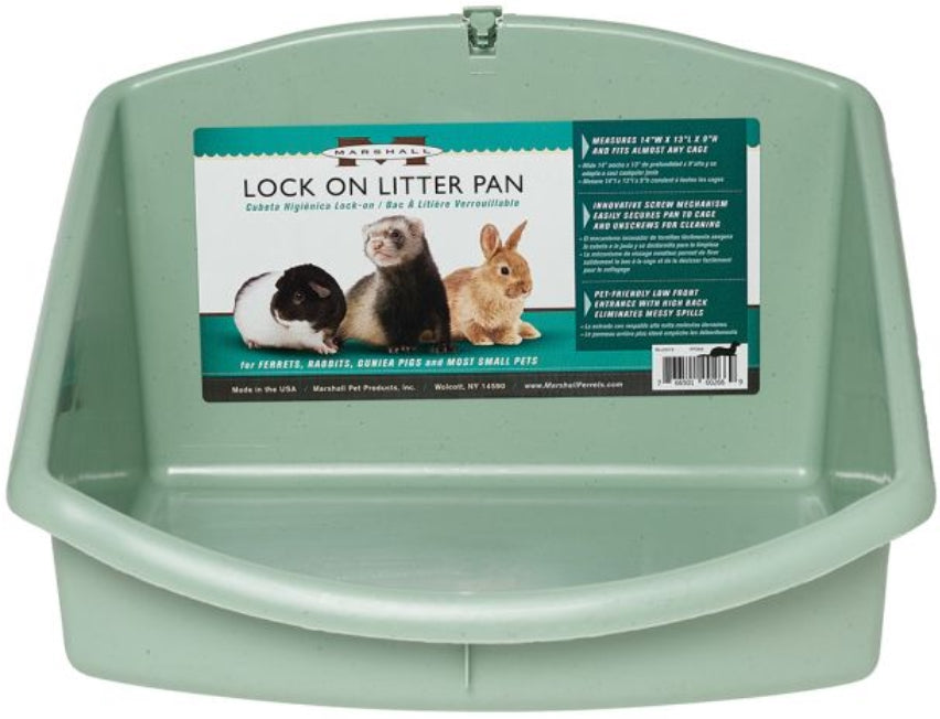 1 count Marshall Ferret Lock-On Litter Pan