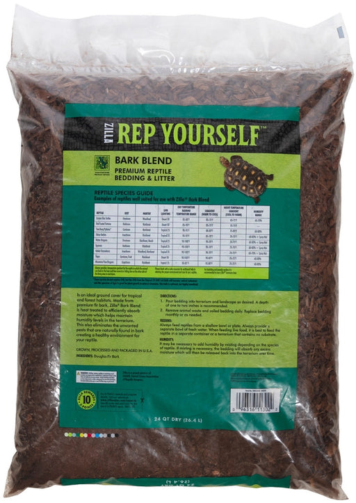 24 quart Zilla Bark Blend Premium Reptile Bedding and Litter