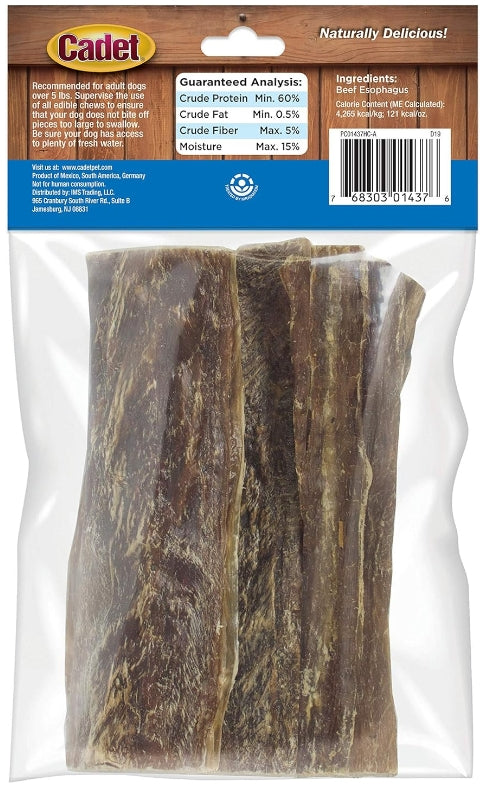 4 count Cadet Single Ingredient Real Beef Strips for Dogs