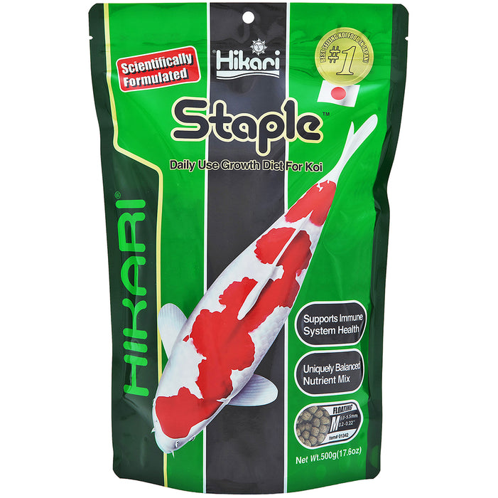 17.6 oz Hikari Staple Floating Medium Pellet Koi Food