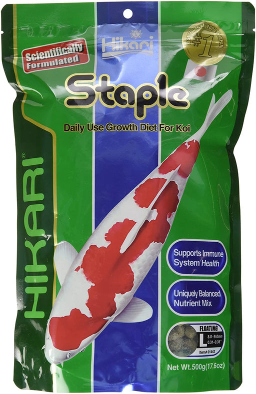 17.6 oz Hikari Staple Floating Large Pellet Koi Food