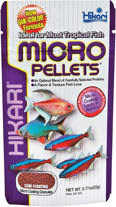 0.77 oz Hikari Micro Pellets Tropical Fish Food