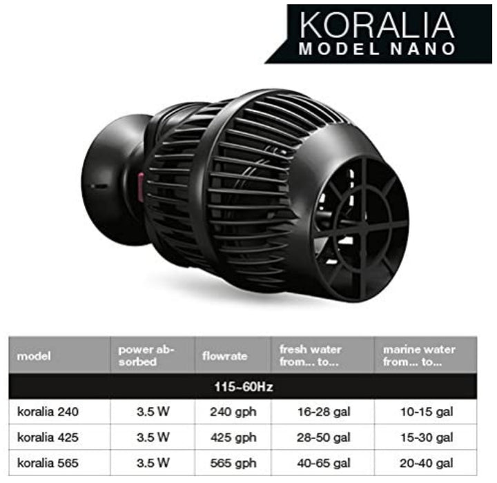 240 GPH Hydor Koralia Circulation and Wave Pump