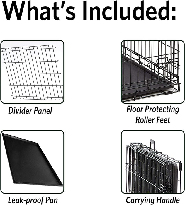 Small - 1 count MidWest Contour Wire Dog Crate Single Door