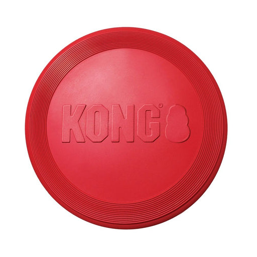 Small - 1 count KONG Flyer Disc Soft and Flexible Rubber Dog Toy