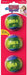 45 count (15 x 3 ct) KONG Squeezz Action Squeaker Ball Blue Dog Toy Medium