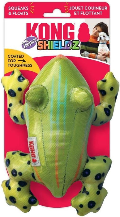 Kong Shieldz Tropics Frog Dog Toy (Medium)