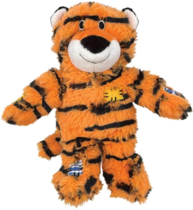 Small - 1 count KONG Wild Knots Tiger Dog Toy