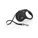 Small - 16' long Flexi New Classic Retractable Tape Leash Black