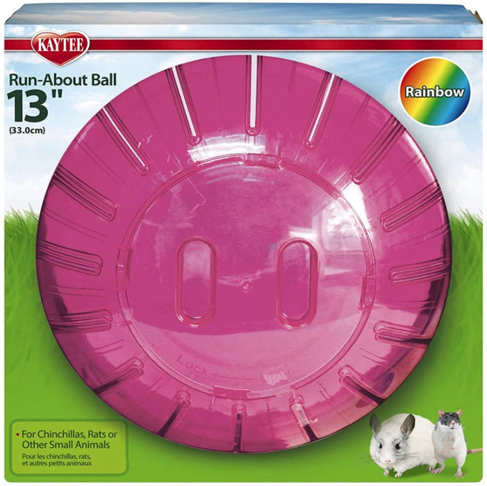 Mega - 1 count Kaytee Run About Ball for Small Animals Assorted Colors