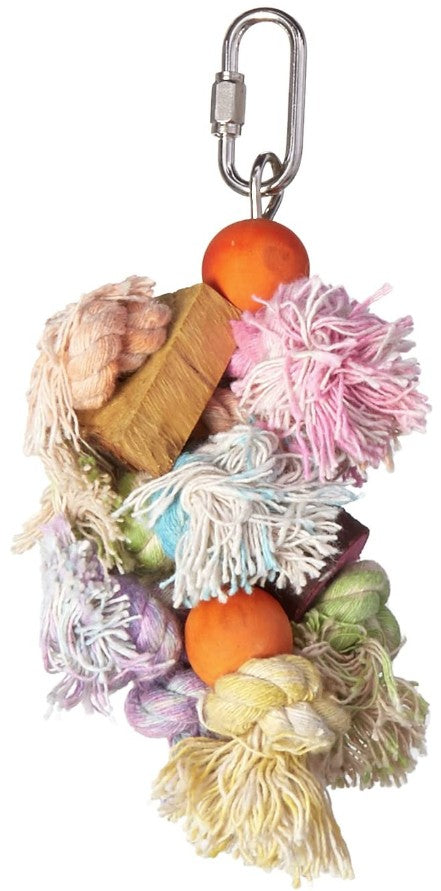 1 count Penn Plax Bird Life Shaggy-Kabob Toy for Parakeets