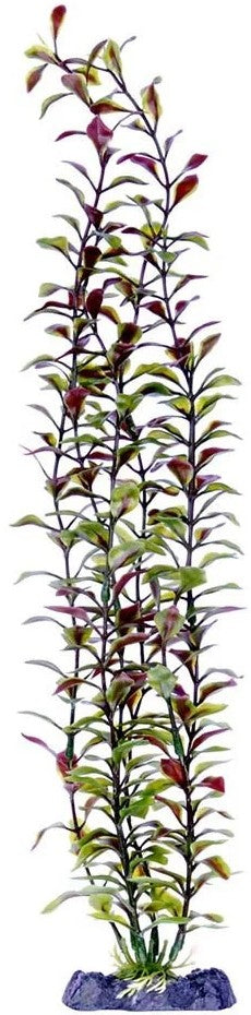 18" tall Penn Plax Sinkers Blooming Ludwigia Aquarium Plant Red