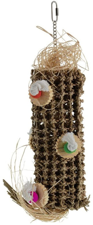 Medium - 1 count Penn Plax Bird Life Natural Weave Kabob for Birds