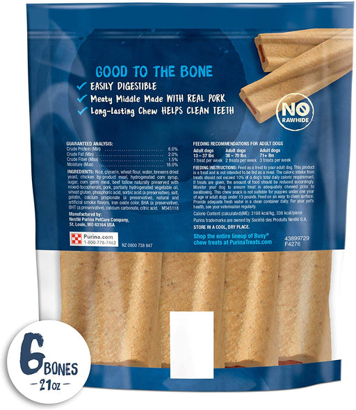 21 oz Purina Busy Bone Real Meat Dog Treats Original