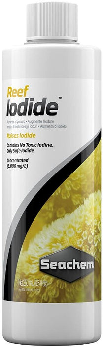 8.5 oz Seachem Reef Iodide Raises Iodide for Aquariums