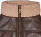 Medium - 1 count Fashion Pet Brown Bomber Dog Jacket