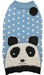 Medium - 1 count Fashion Pet Panda Dog Sweater Blue