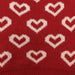 X-Small - 1 count Fashion Pet All Over Hearts Dog Sweater Red