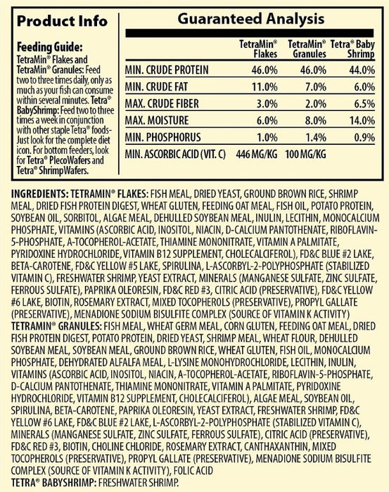 2.4 oz Tetra TetraMin 3 in 1 Select-A-Food Fish Food and Treats