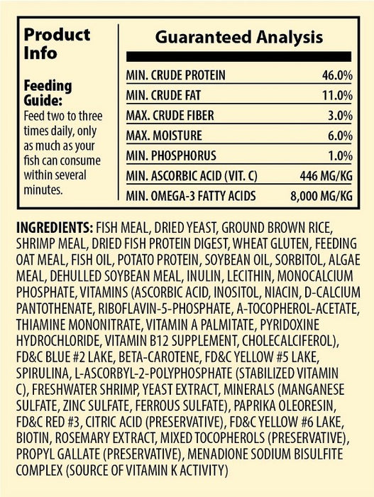 0.42 oz TetraMin Regular Tropical Flakes Fish Food