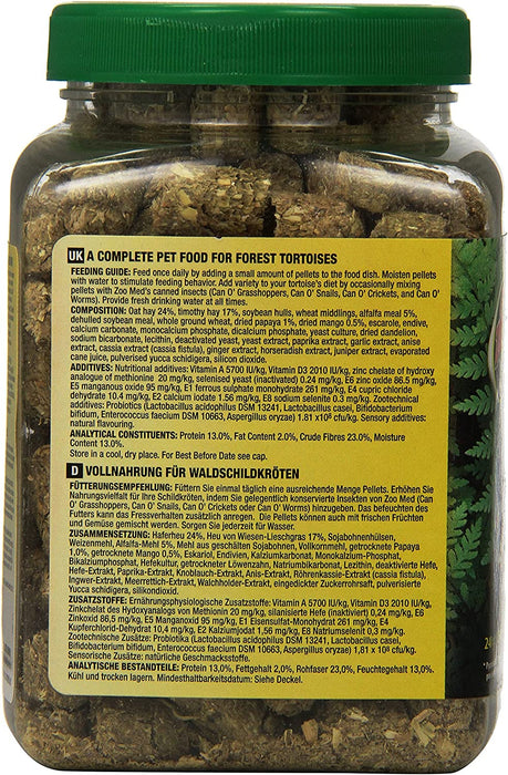 8.5 oz Zoo Med Natural Forest Tortoise Food