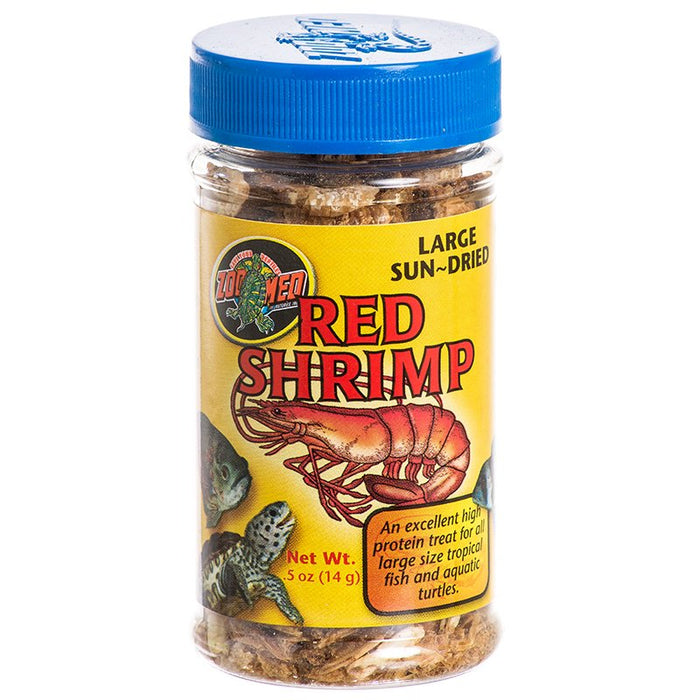 0.5 oz Zoo Med Large Sun-Dried Red Shrimp