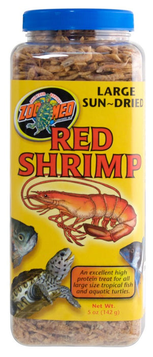 5 oz Zoo Med Large Sun-Dried Red Shrimp